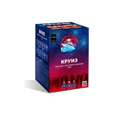 Круиз Фонтан фейерверк купить в Архангельске | arhangelsk.salutsklad.ru