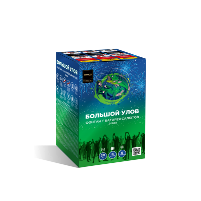 Большой улов Фонтан фейерверк купить в Архангельске | arhangelsk.salutsklad.ru