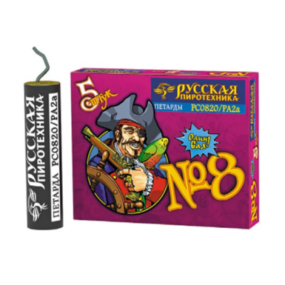 Петарда фитильная № 8 Петарды купить в Архангельске | arhangelsk.salutsklad.ru
