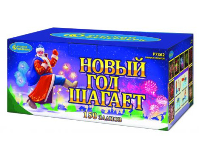 Новый год шагает Фейерверк купить в Архангельске | arhangelsk.salutsklad.ru